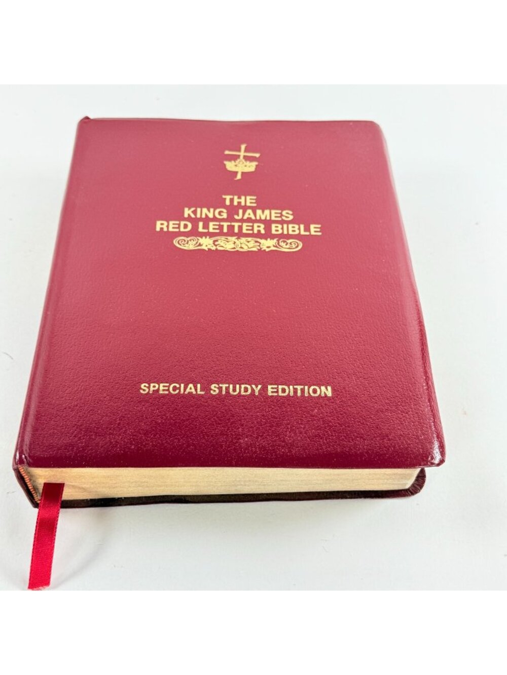 The King James Red Letter Bible Special Study Edition 1980 Large Print Study Fea